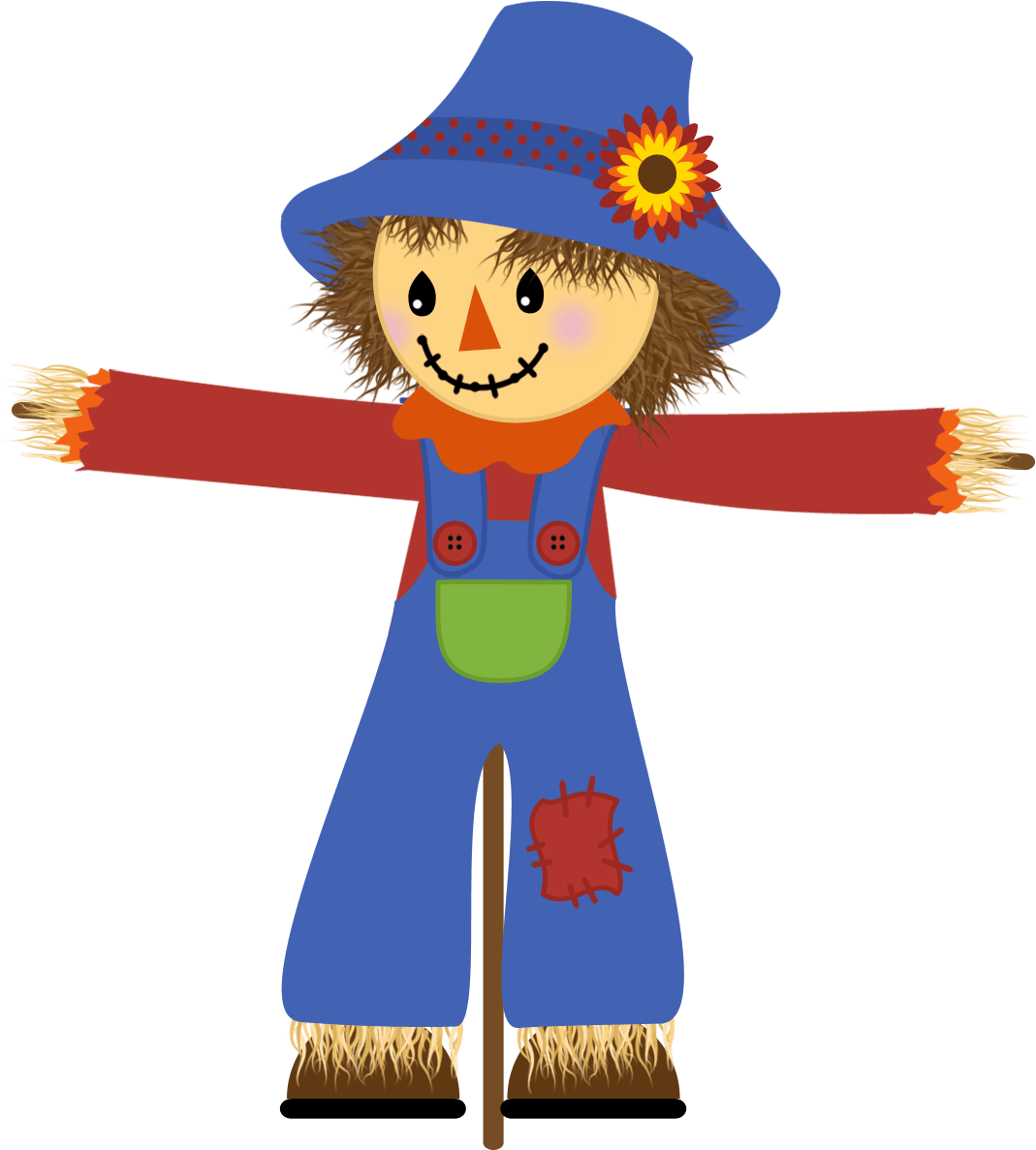 Scarecrow Clipart - Transparent Background Scarecrow Clipart - Png Download (922x1024), Png Download