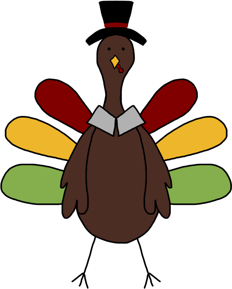 Turkey Clipart Color - Turkey Clipart - Png Download (768x1024), Png Download
