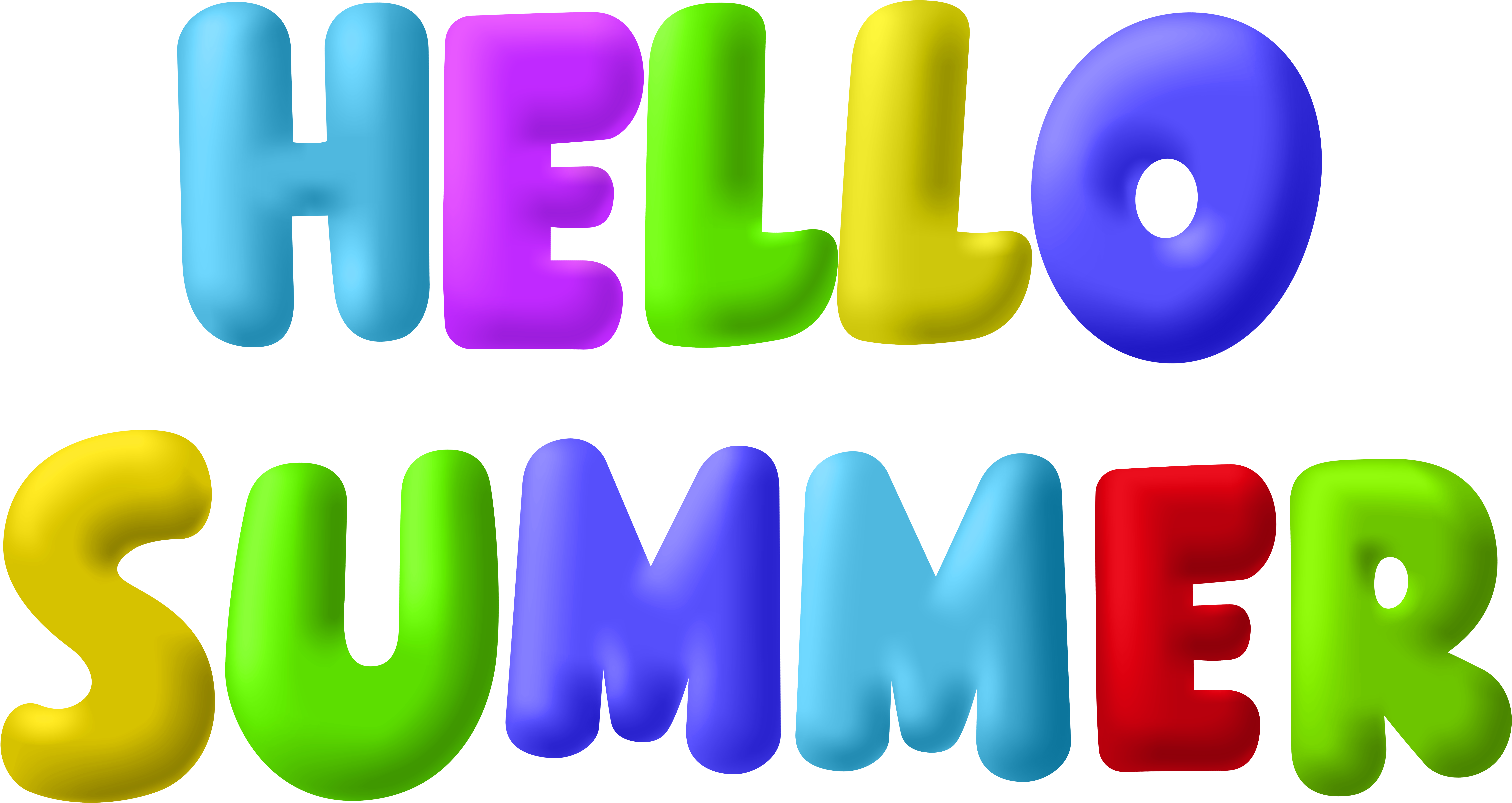 Hello Summer Png Image High Summer Clipart Transparent Png (8000x4267), Png Download