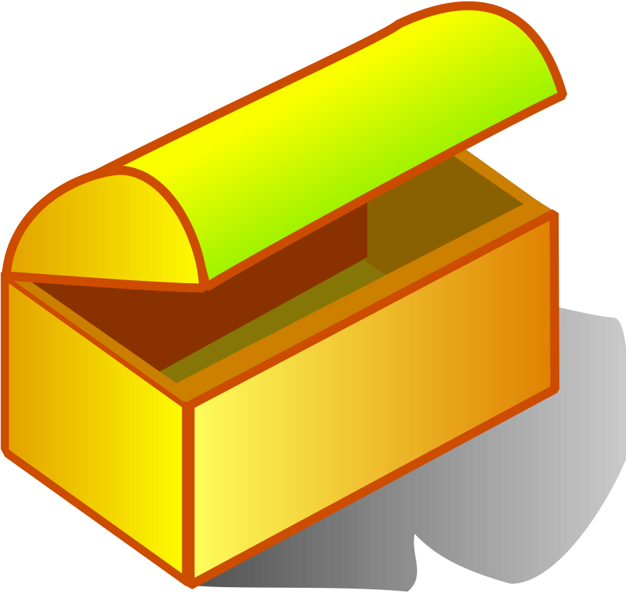 Chest - Clipart - Yellow Toy Box Clipart - Png Download (600x563), Png Download