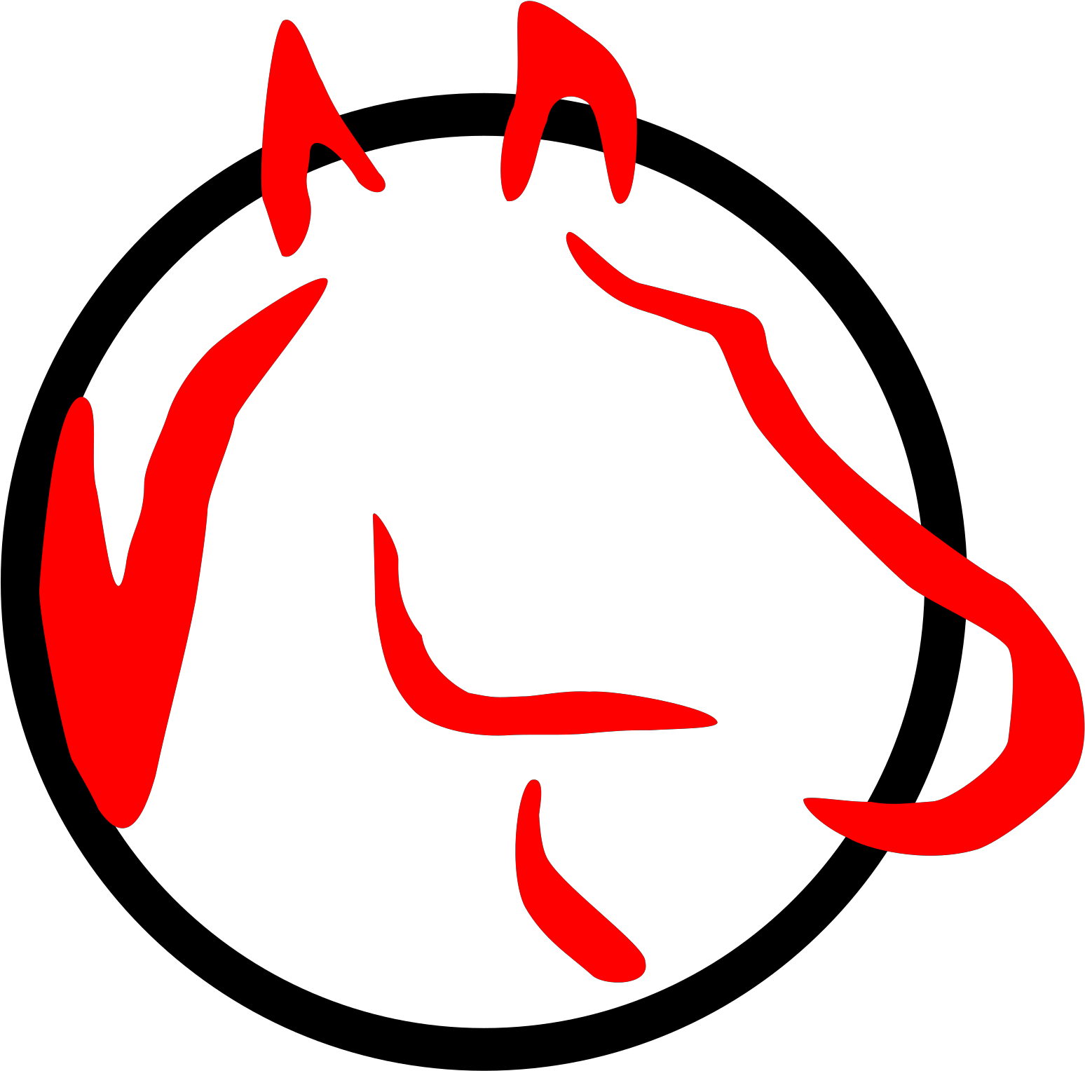 Horse Art Svg Clip Arts 600 X 592 Px - Png Download (600x592), Png Download