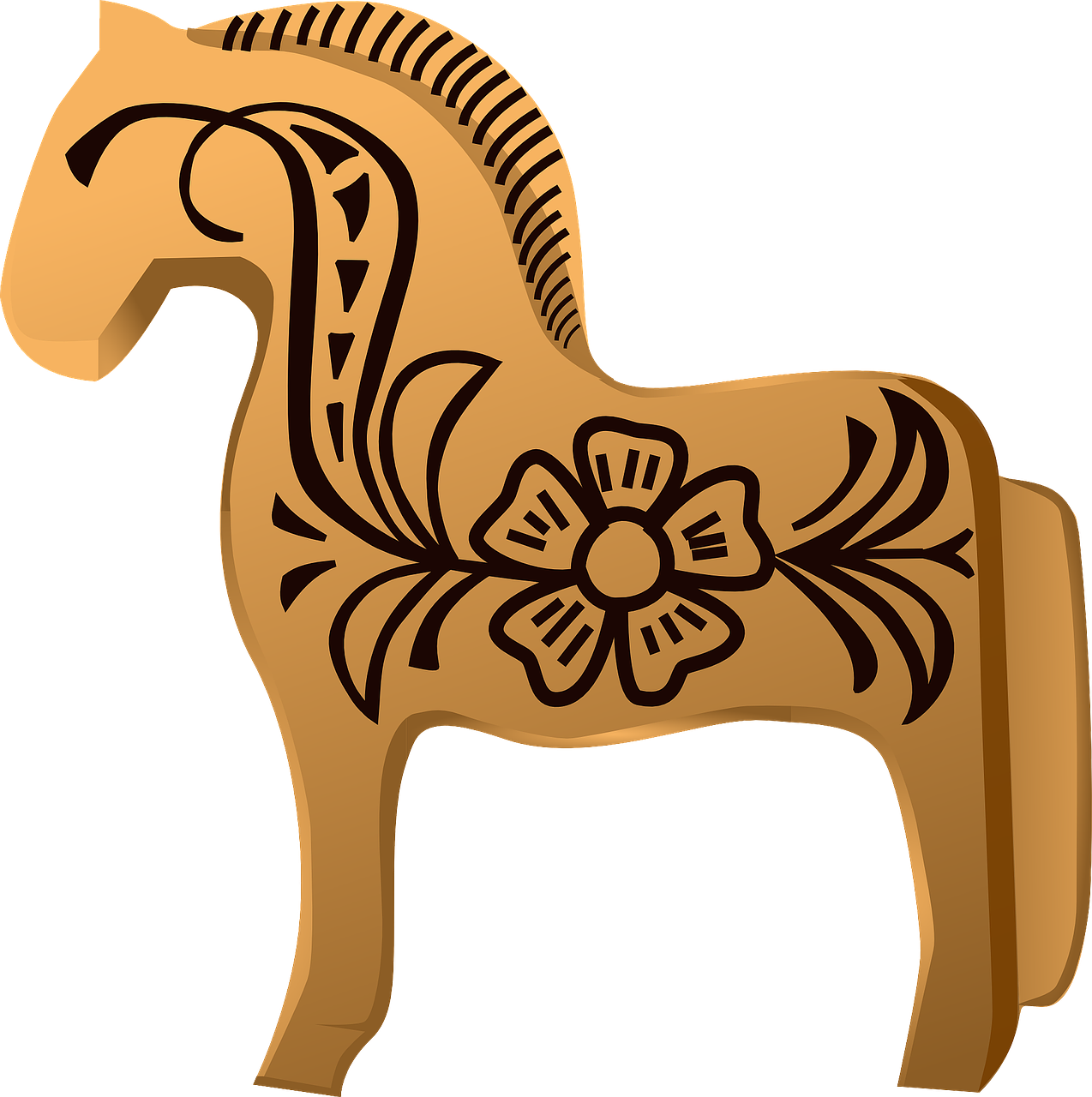 Fjord Horse Aitor Avila Clip Art Free Vector - Clip Art - Png Download (594x597), Png Download