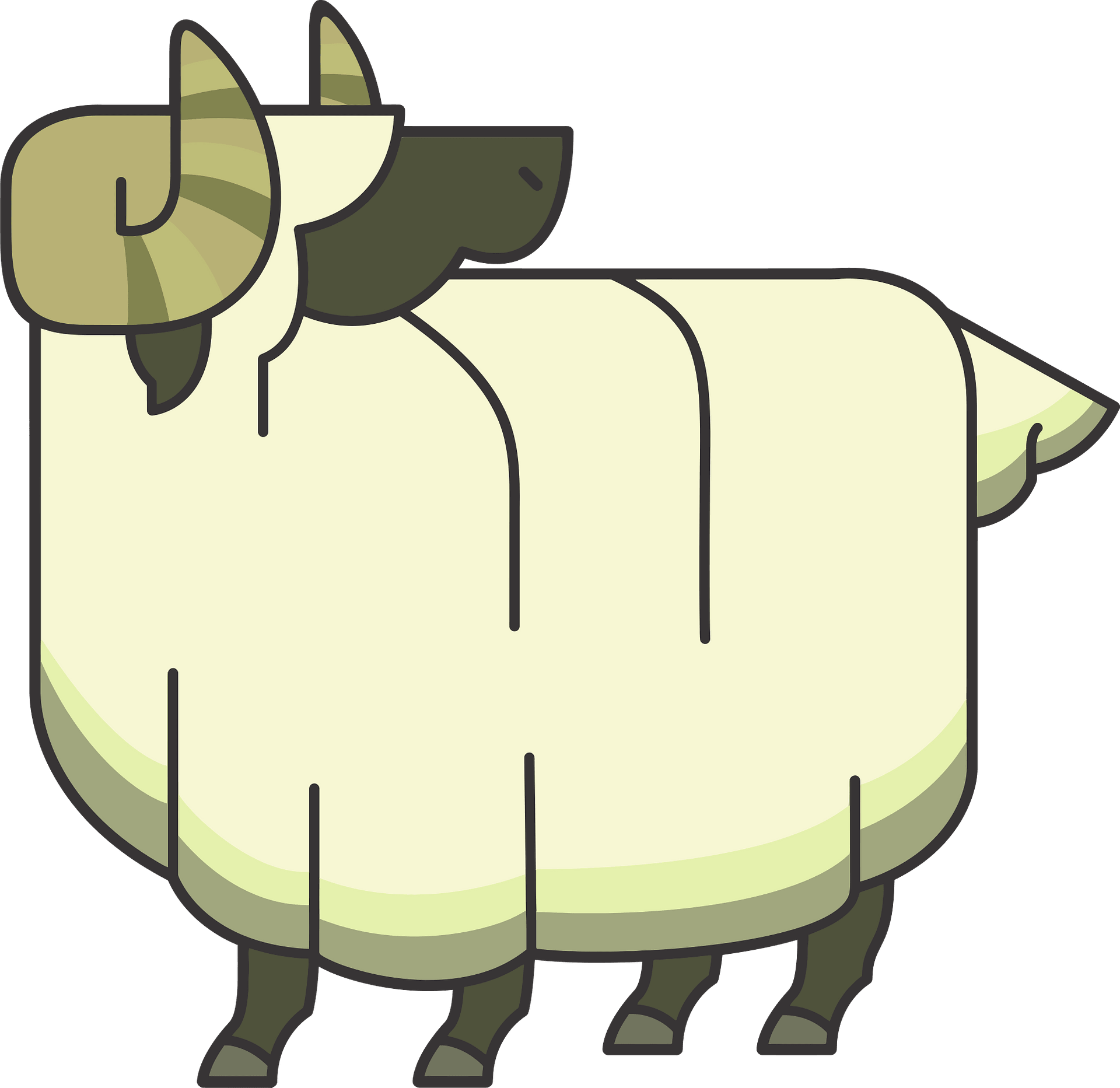Ram Trucks Dodge Cartoon Computer Icons Can Stock Photo - Year Of The Sheep Chinese Zodiac Illustration Pendant Clipart (772x750), Png Download
