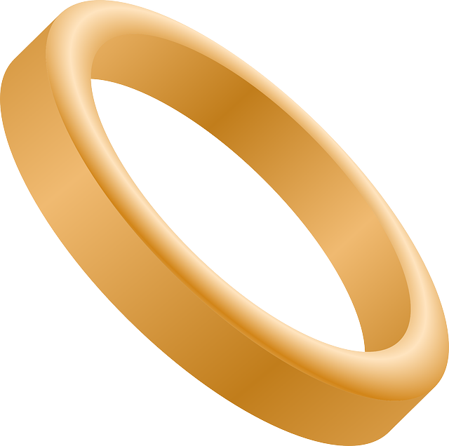 Golden Rings Clipart - Png Download (600x597), Png Download