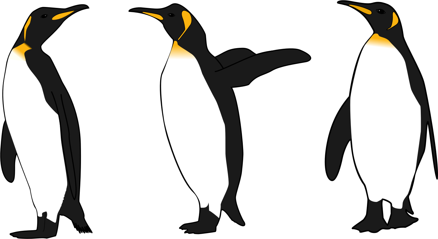 King Clipart Emperor - Emperor Penguin Clip Art - Png Download (1499x819), Png Download