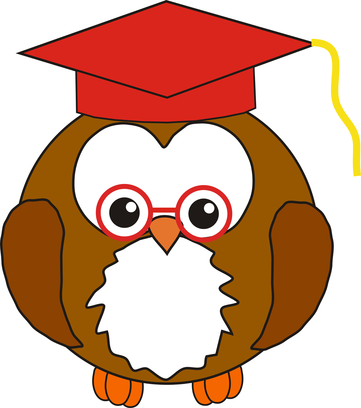 Clipart Eule Brille - Png Download (1181x1333), Png Download