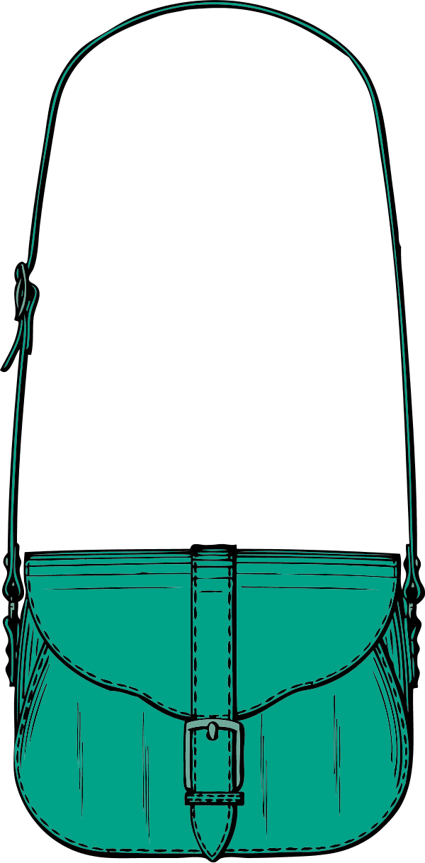 Prom - Purse Clip Art - Png Download (600x1218), Png Download