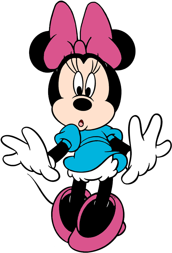 New Surprised Minnie - Caderno Espiral Capa Dura Universitário 16 Matéria Clipart (574x837), Png Download