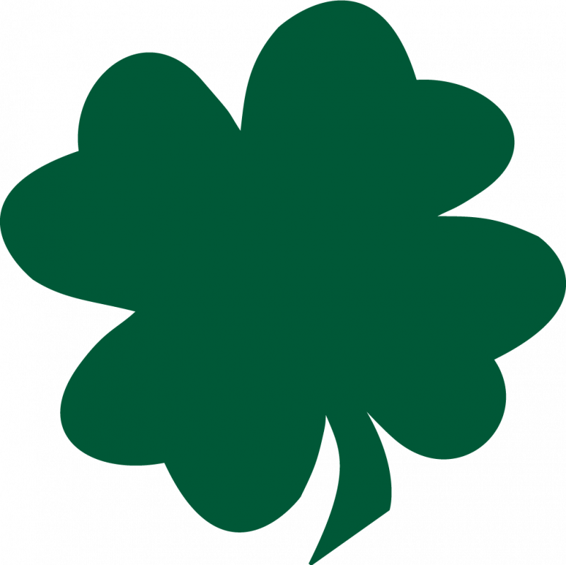 Shamrock Tempoary Tattoo - Clover Leaf Clipart - Png Download (800x799), Png Download