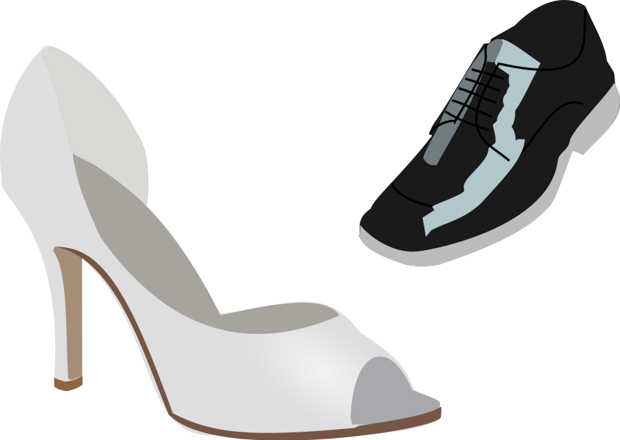 Clipart - Wedding Shoes Clip Art - Png Download (800x568), Png Download