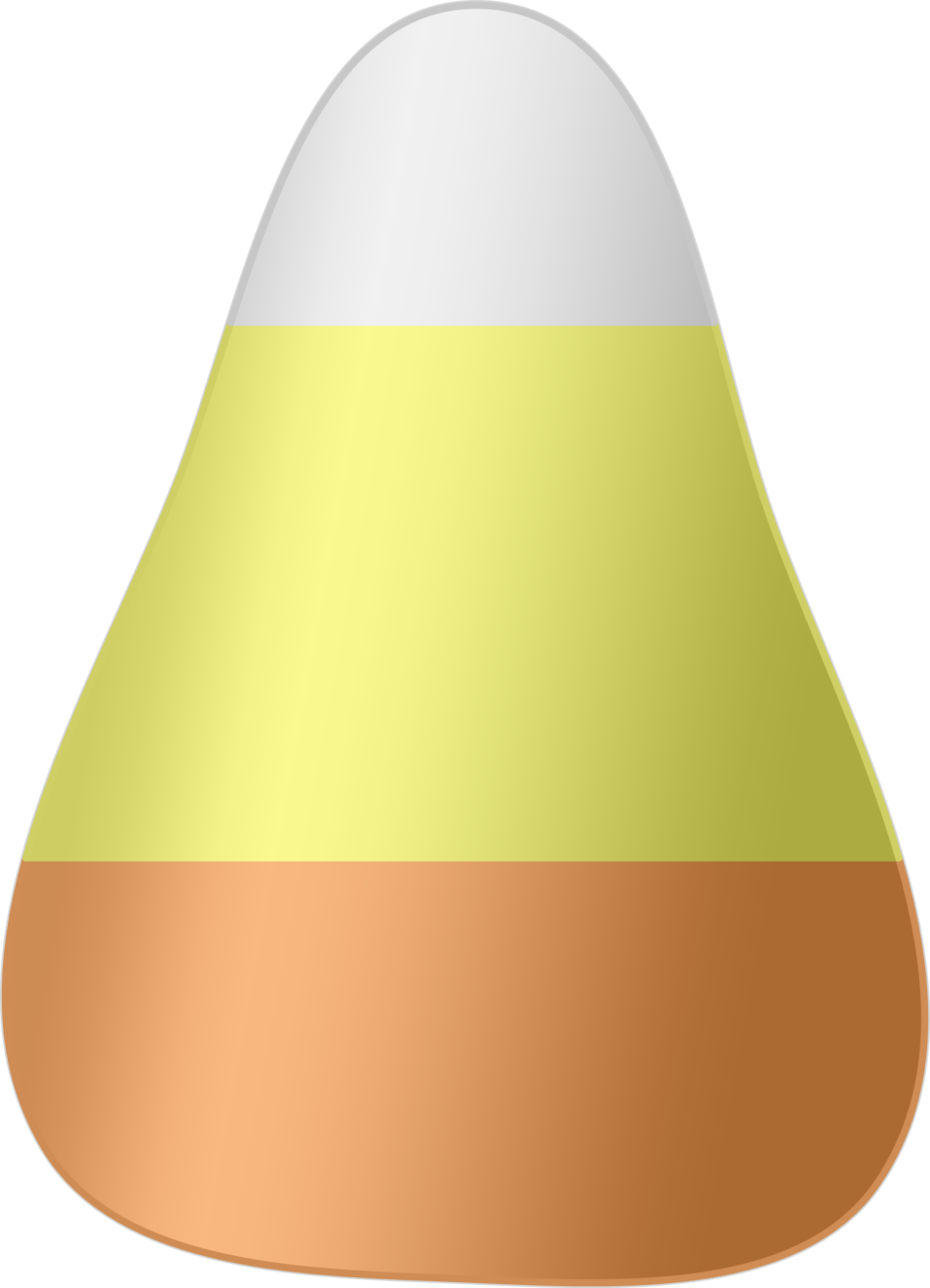 Candy Corn - Candy Corn Clip Art Translucent - Png Download (958x1326), Png Download