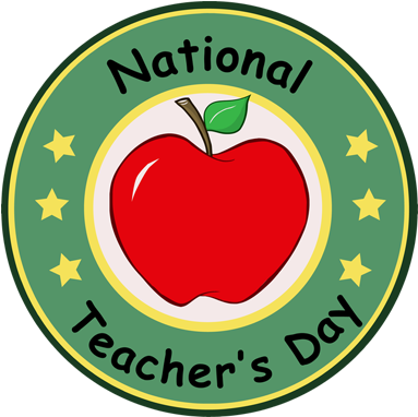 Clip Art Of National Teachers Day - National Teachers Day Logo - Png Download (820x428), Png Download