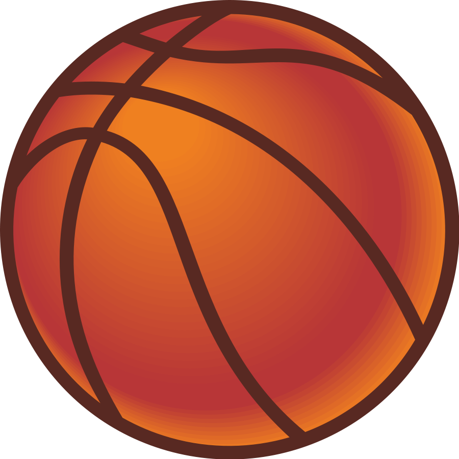 Clipart Basketball Goal - Basketball Clip Art - Png Download (600x600), Png Download