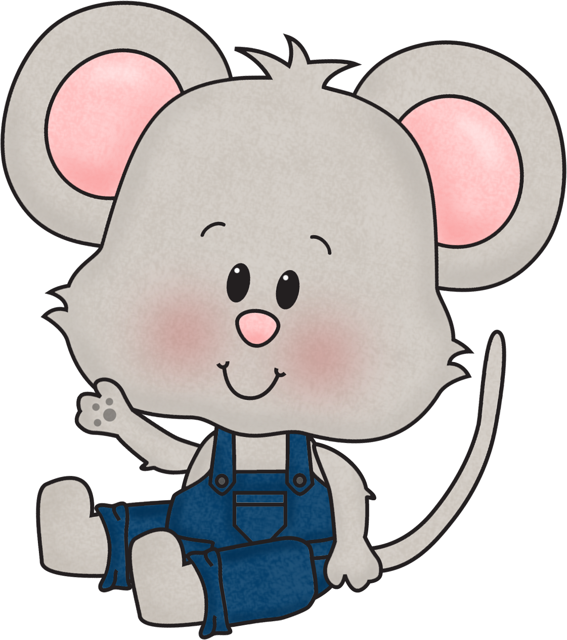 Cute Mouse Clipart - Png Download (1121x1264), Png Download