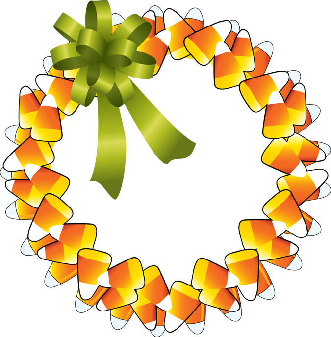 Candy Corn Clipart Clipart - Vintage Halloween Clipart Candy Corn - Png Download (675x687), Png Download