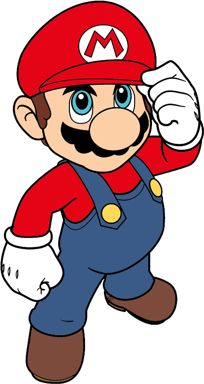 By Cartoon Clipart - Super Mario 64 Ds Artwork - Png Download (430x794), Png Download
