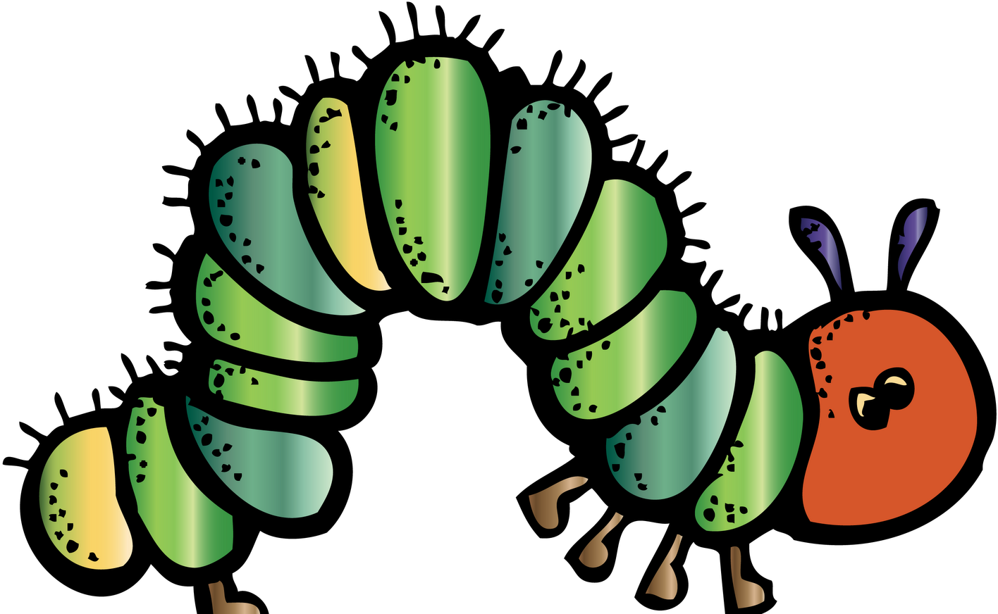 A Life Less Ordinary - Melonheadz Very Hungry Caterpillar Clipart (1024x557), Png Download