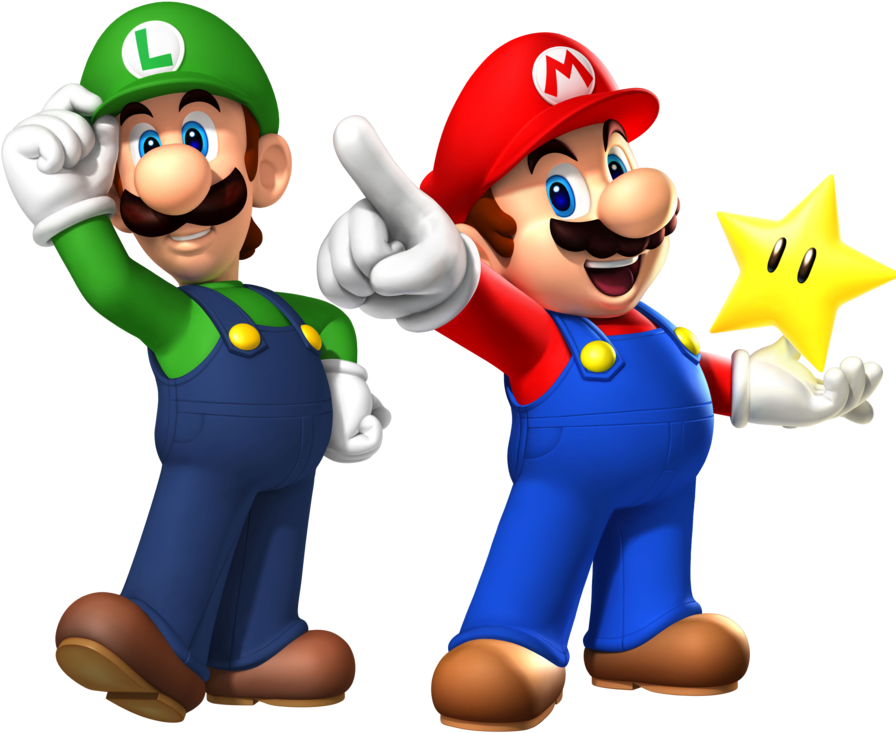 Lightning Mcqueen Clipart - Mario And Luigi - Png Download (900x783), Png Download