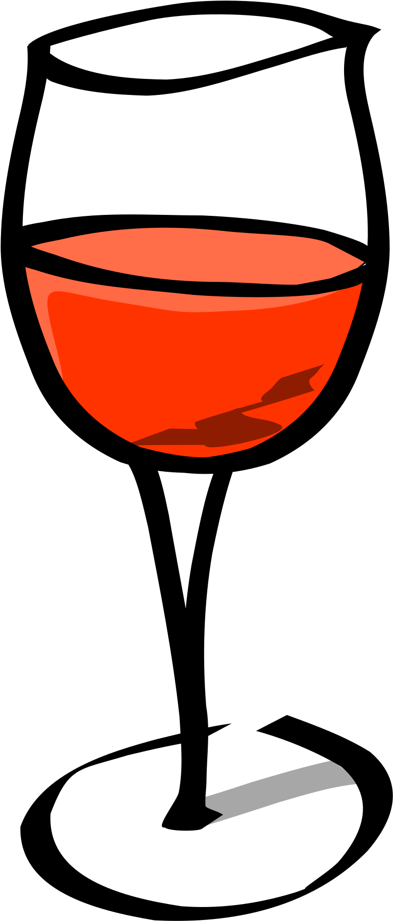 Clipart - Wine Glass Icon Transparent - Png Download (1200x2400), Png Download