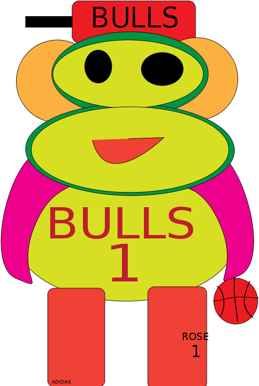 Free Clipart Chicago Bulls Monkey Jackho1108 - Chicago - Png Download (565x800), Png Download