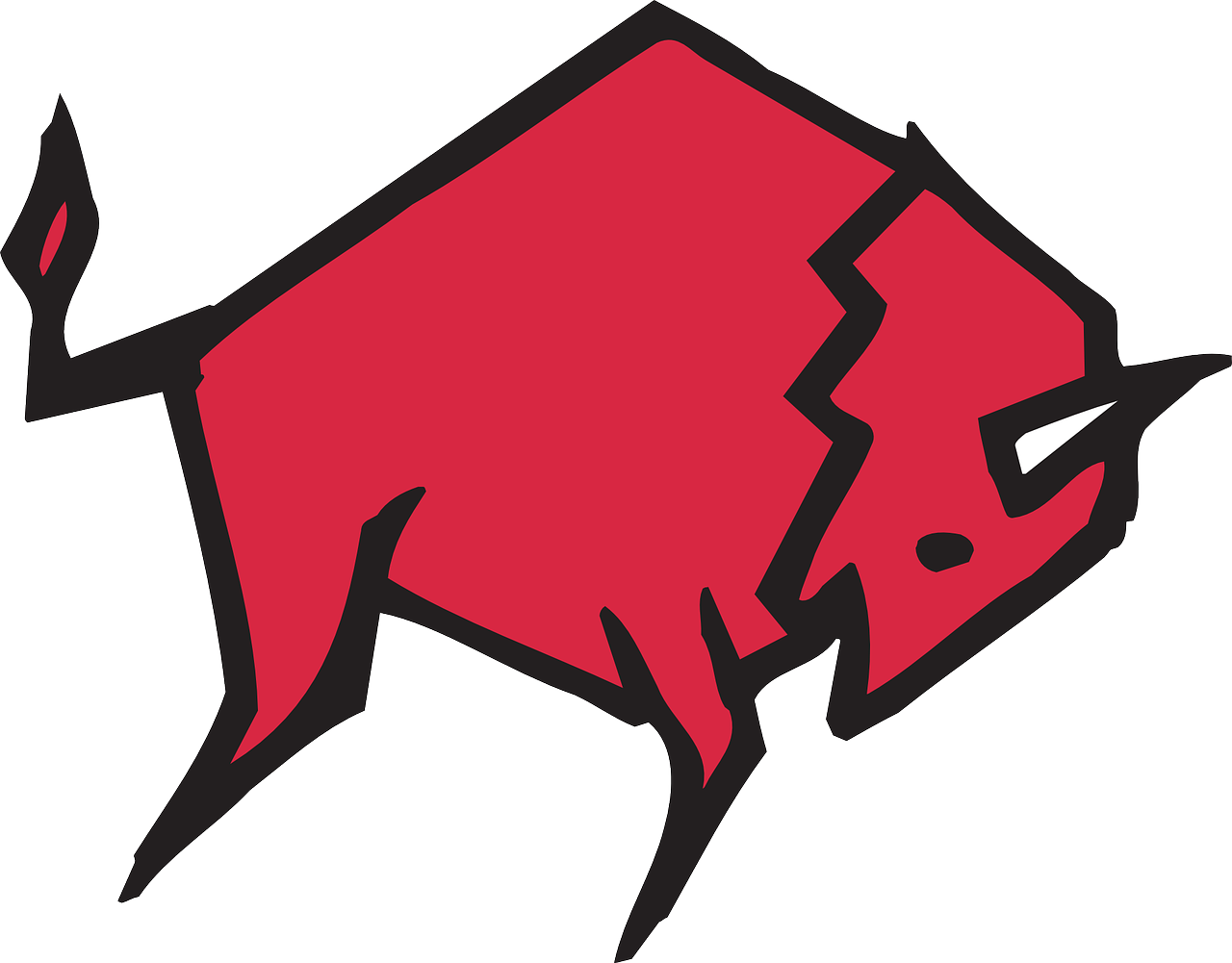 Bull Clipart Carabao - Decal - Png Download (640x480), Png Download