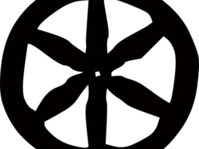 Wheel Clipart Carriage - Emblem - Png Download (640x480), Png Download