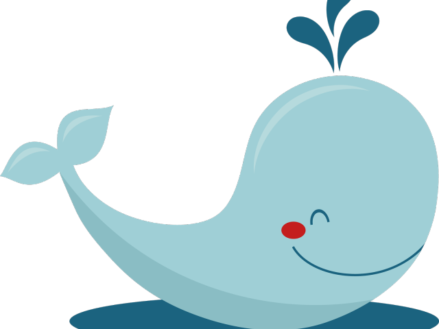 Cool Clipart Whale - Whale Png Clipart Transparent Png (640x480), Png Download