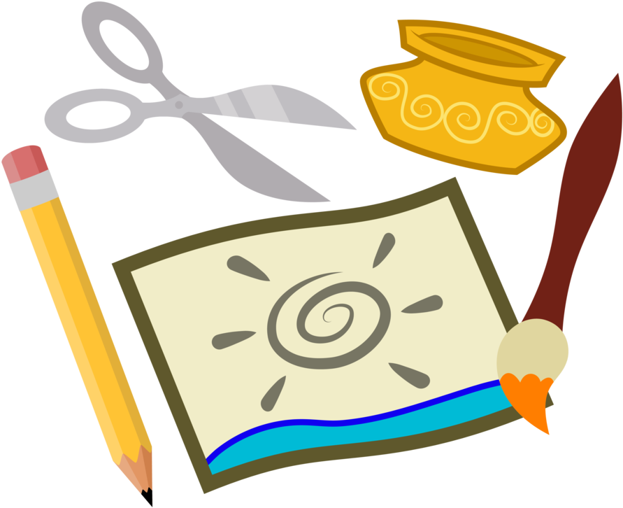 Png Transparent Download Artist Vector Craft Clipart (900x731), Png Download