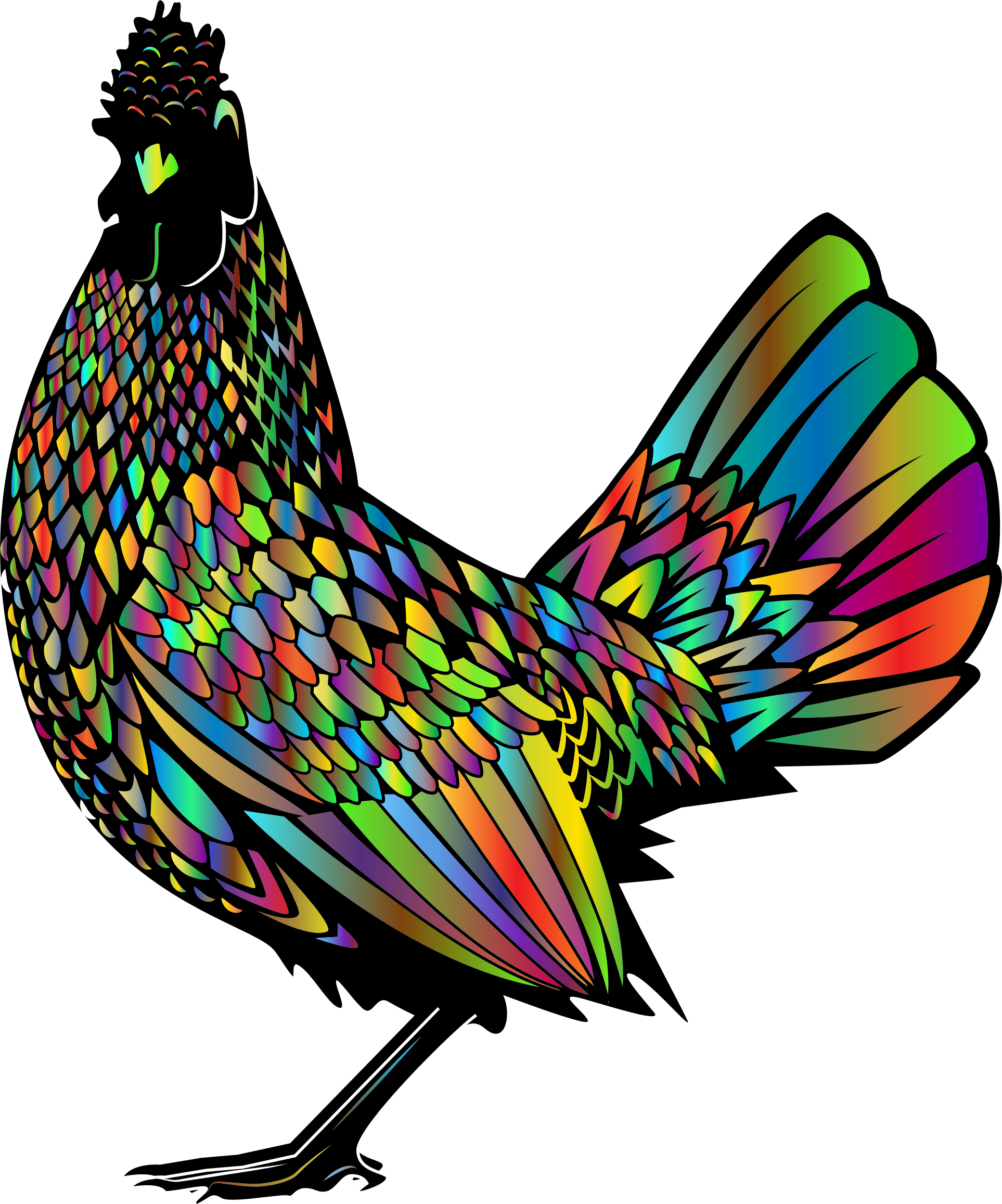 Big Image - Chicken Clipart (1926x2314), Png Download