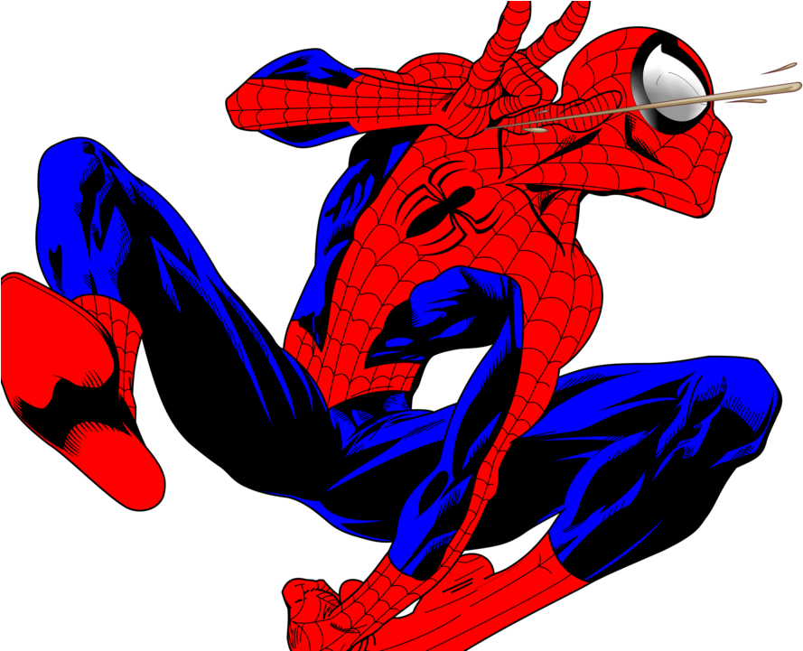 Ultimate Spider Man Comic Art Clipart (900x720), Png Download