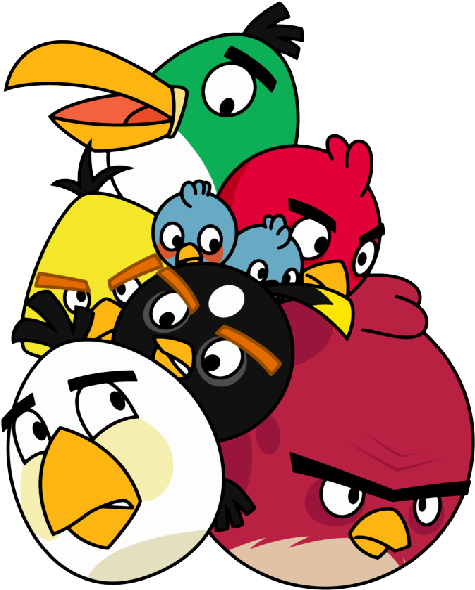 Banner Royalty Free Download Arcade Clipart Gaming - Angry Birds All Together - Png Download (600x600), Png Download