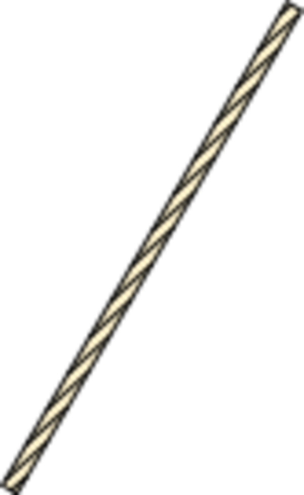 Straight Stretch Of Rope - Kaweco Liliput Brass Ballpoint Pen Clipart (600x976), Png Download