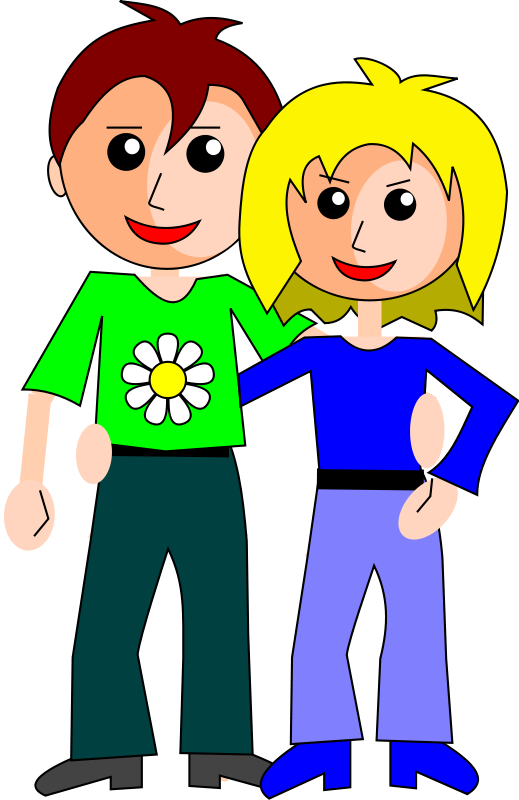 Free Couple - Couple Clipart - Png Download (518x800), Png Download