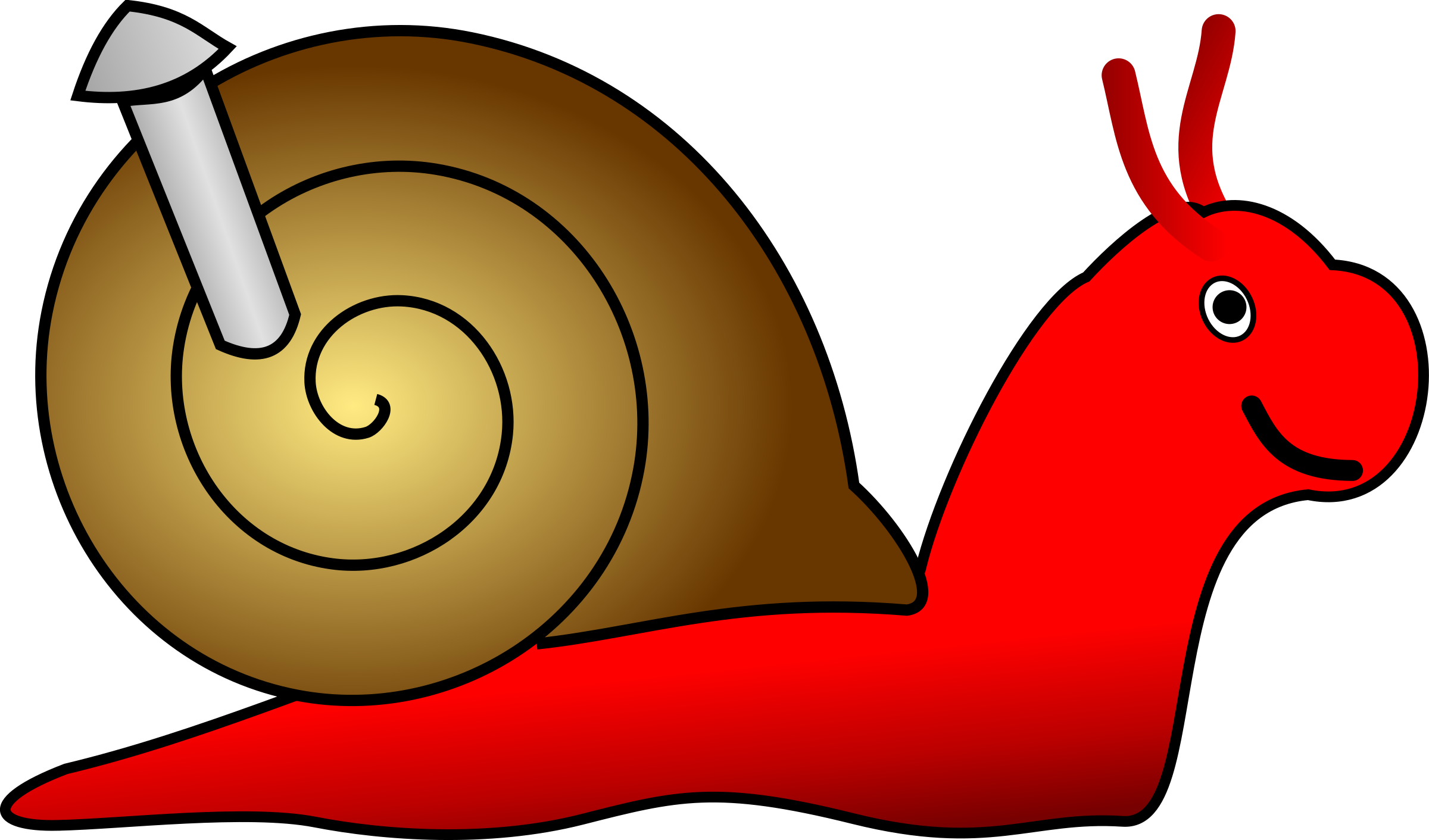 Gary The Snail Clipart Clip Art Of 4 Clipartwork - Golubella Cartoon - Png Download (2400x1411), Png Download