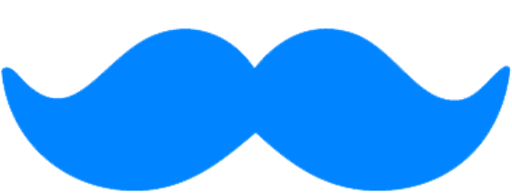 усы мультяшные. голубой ус. голубой ус. фон голубой усы. голубые усы.