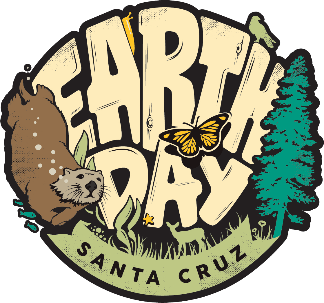 Santa Cruz Earth Day 2017 Clipart (1118x1046), Png Download