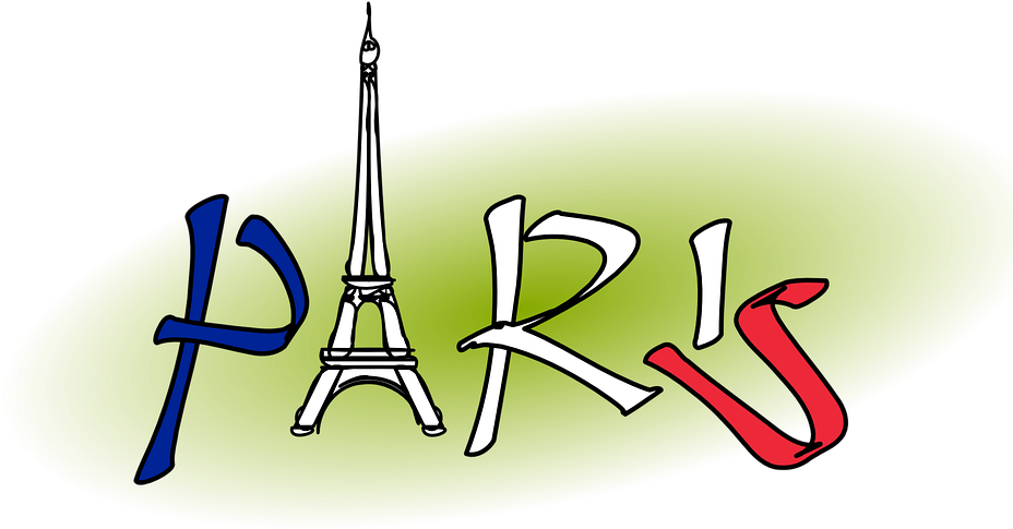 Clip Art Tags - Paris W Eiffel Tower 1 25 Magnet France French - Png Download (800x419), Png Download