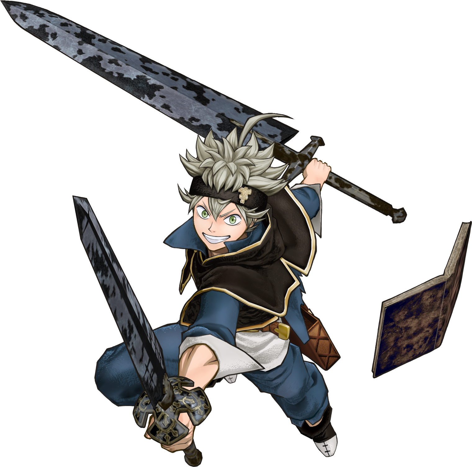 Playstation Video Game Character - Black Clover Asta Png Clipart (1600x1600), Png Download