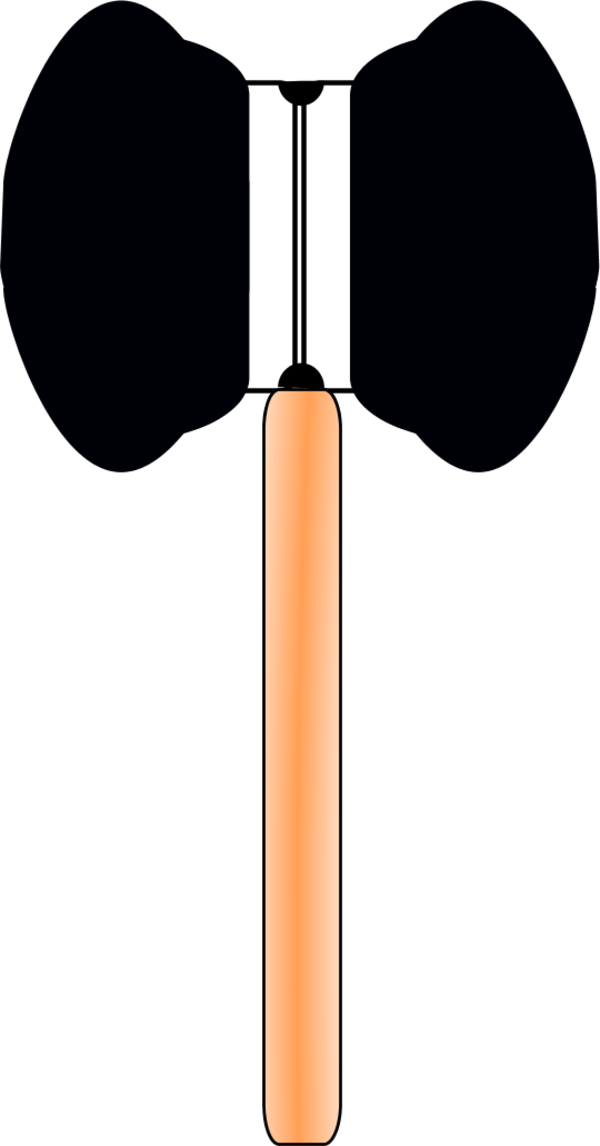 Onlinelabels Clip Art - Gavel - Png Download (534x1000), Png Download