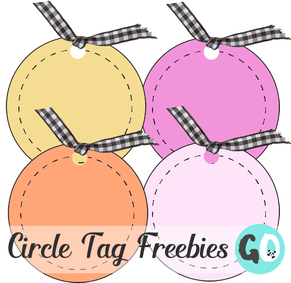 Circle Tag Clipart Freebies - Illustration - Png Download (600x600), Png Download