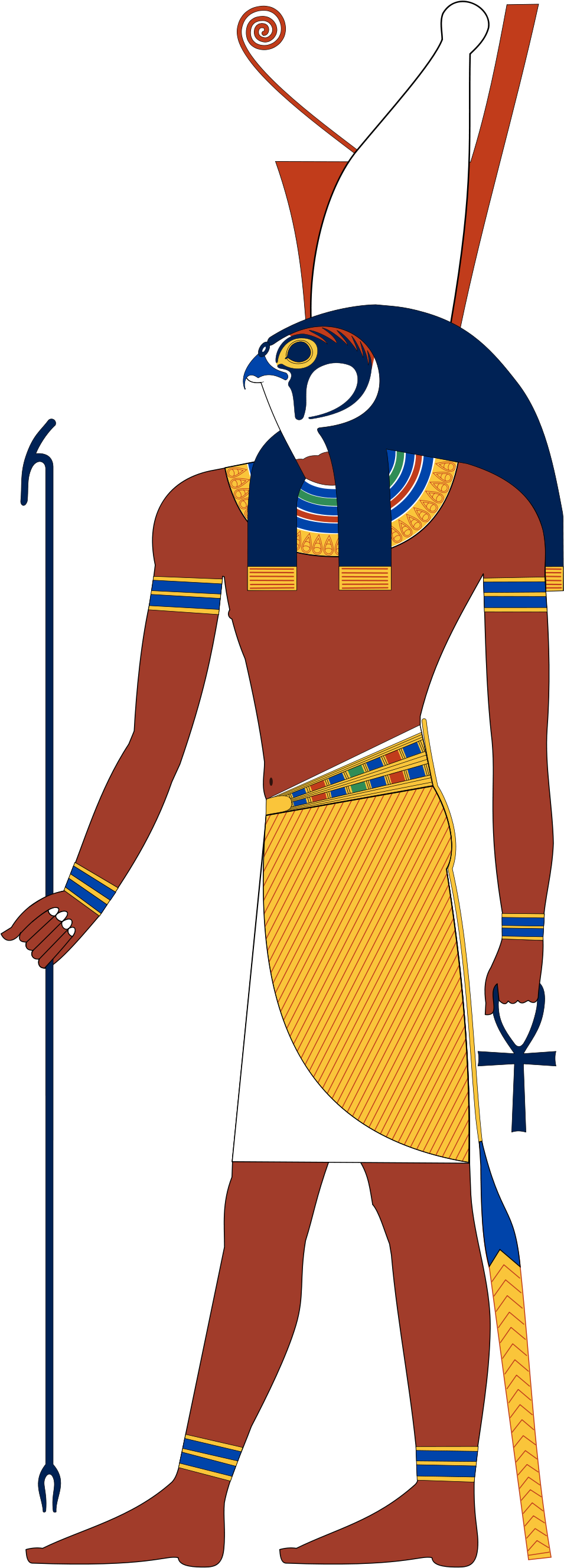 Hieroglyphs Clipart Egyptian God - Egyptian God - Png Download (1200x2743), Png Download