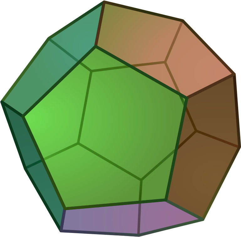 Octahedron 555px - Dodecahedron Png Clipart (555x555), Png Download