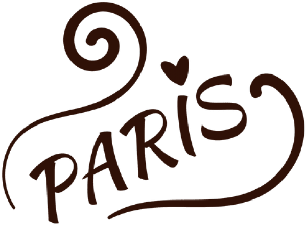 Paris Clipart Word Paris - Genie Paris Nylon 32 Ltrs Orange School Bag (paris - Png Download (640x480), Png Download