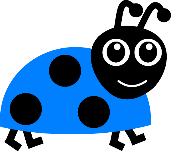 Ladybug Cartoon Clipart (600x534), Png Download