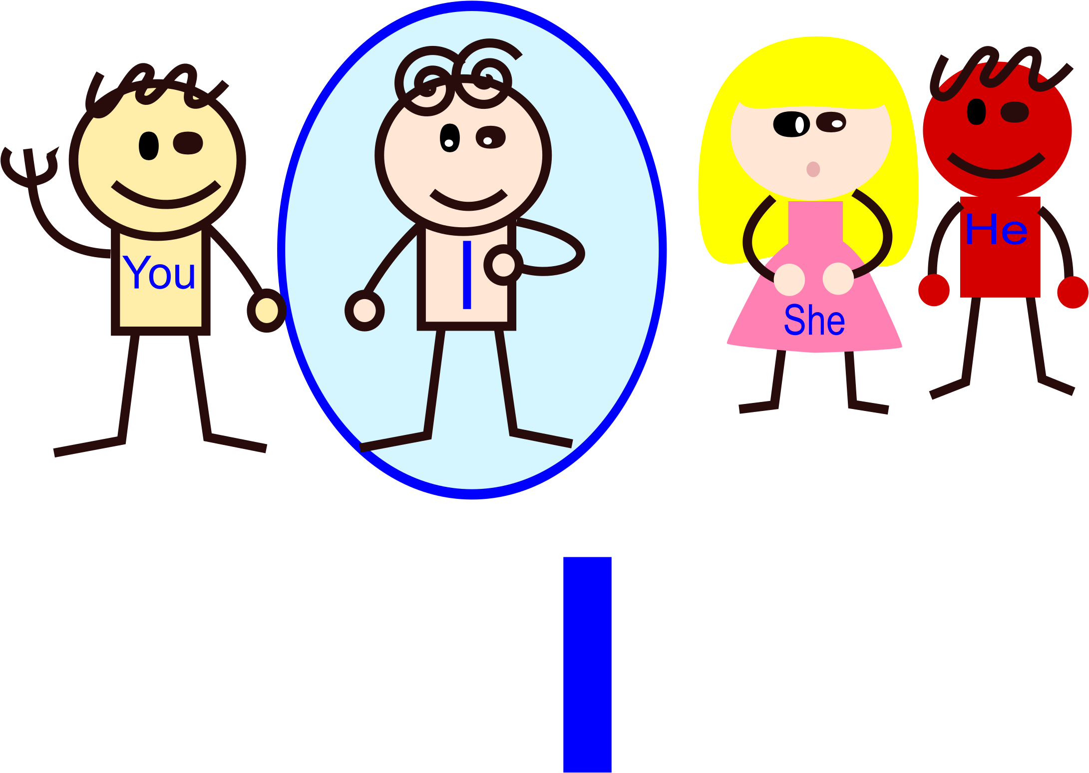 Pronoun He Clipart (800x566), Png Download