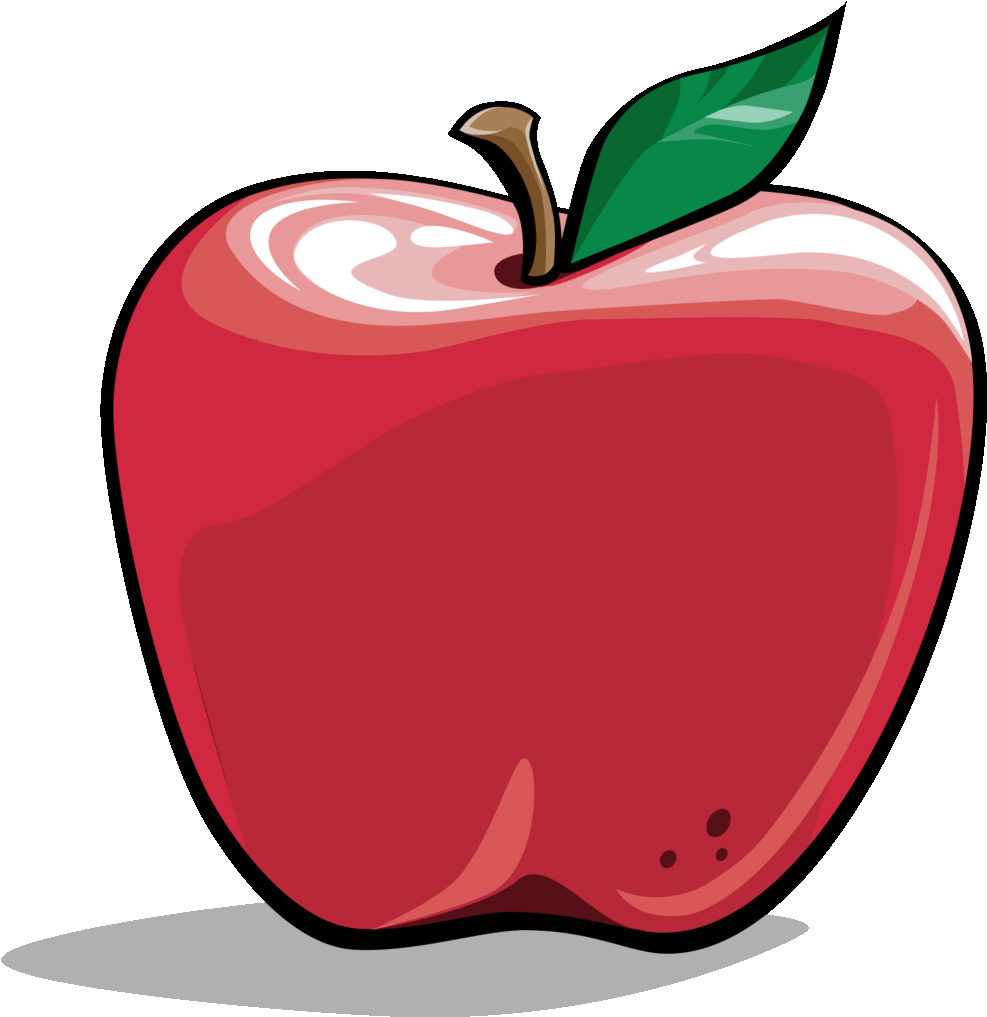 Apple1 - - Victorian Cursive Alphabet Flash Cards Clipart (578x600), Png Download