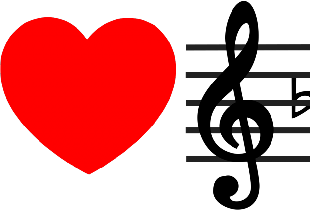 I Clipart - Love Music Png Transparent Png (640x480), Png Download