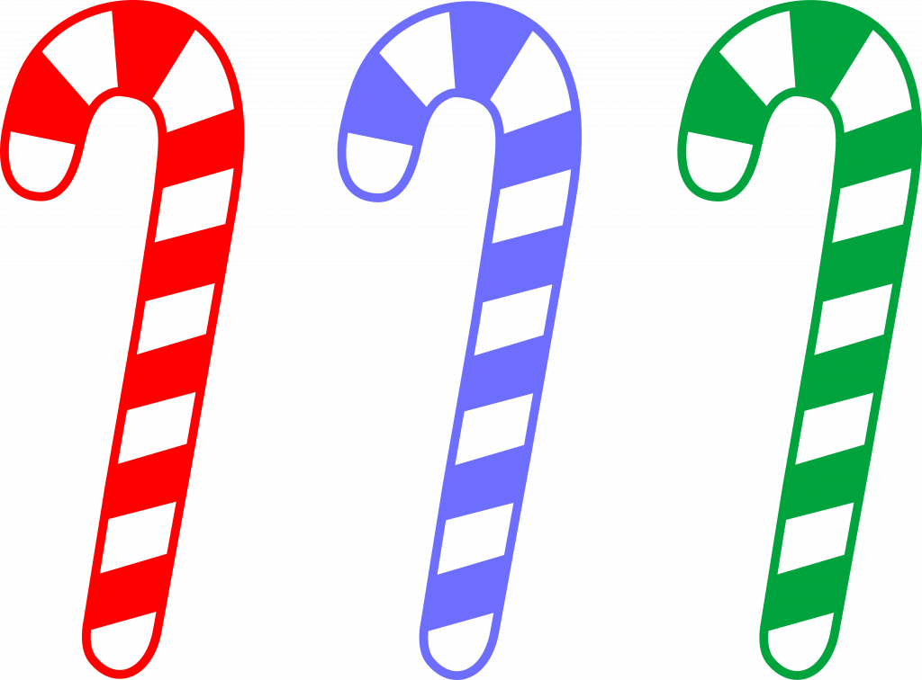 Clipart Free Candy Cane - Png Download (1024x756), Png Download
