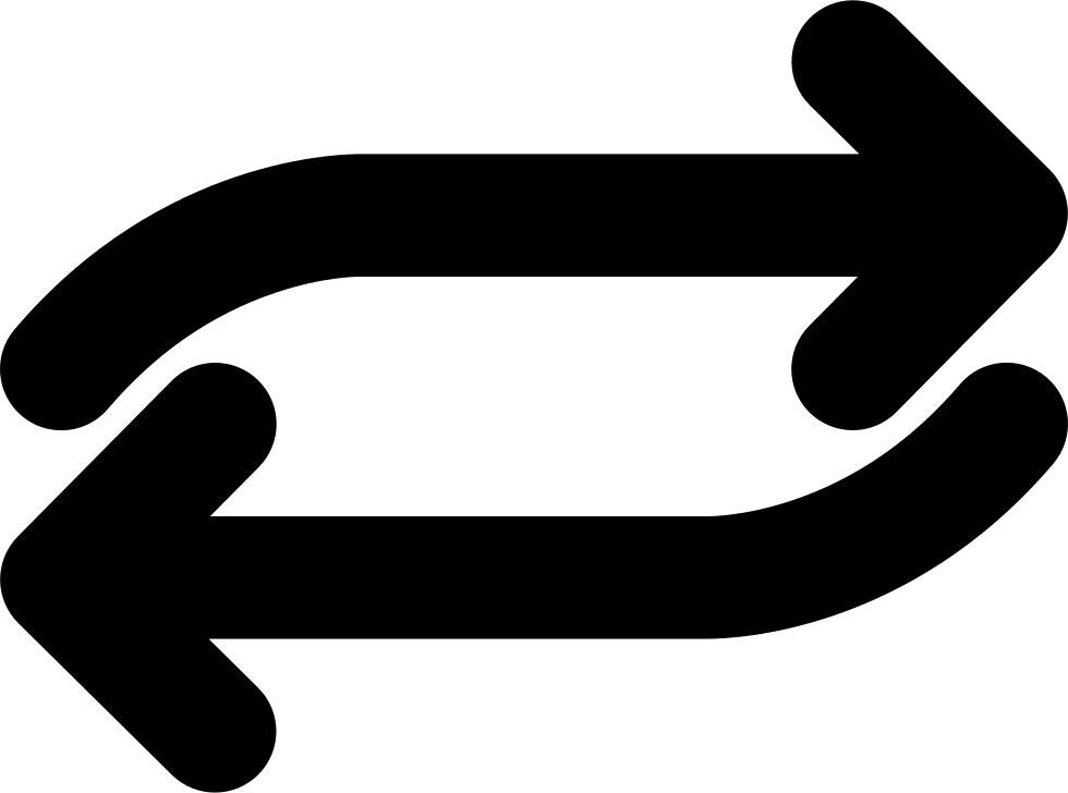 Two Pointing Sides Svg Clipart (980x728), Png Download