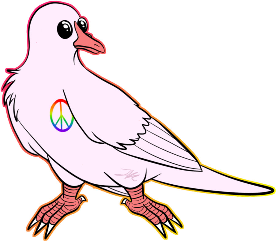 Bird Of Peace Clipart (965x827), Png Download
